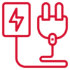 Icon Symbolbild für elektrische Anbindung des Zusatz-Spritzaggregates